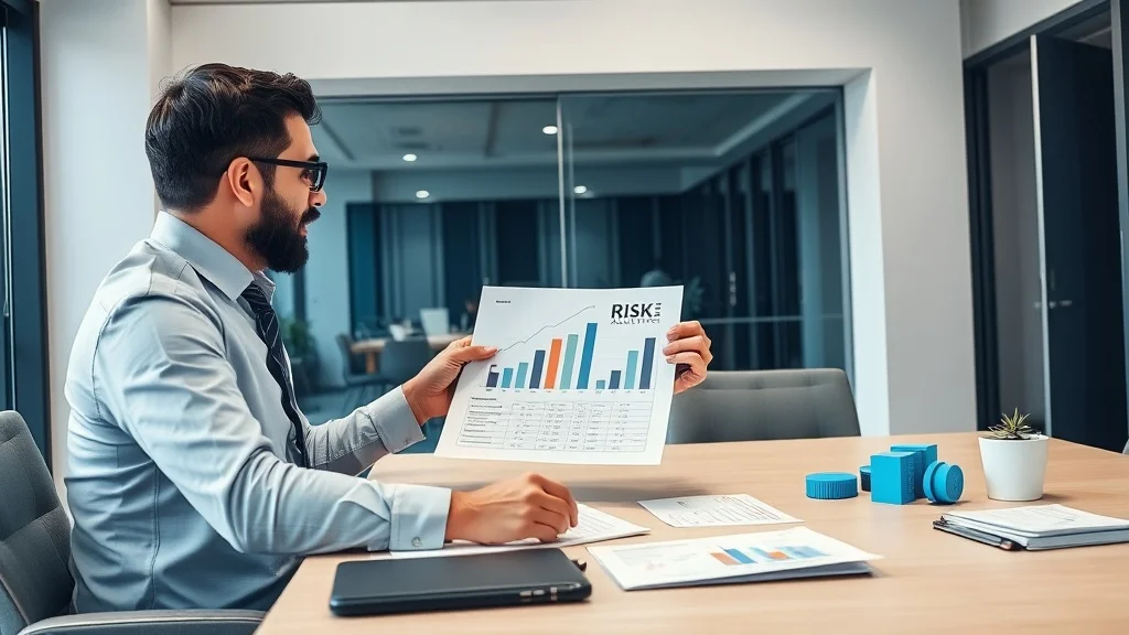 Commercialista che presenta analisi rischi al cliente