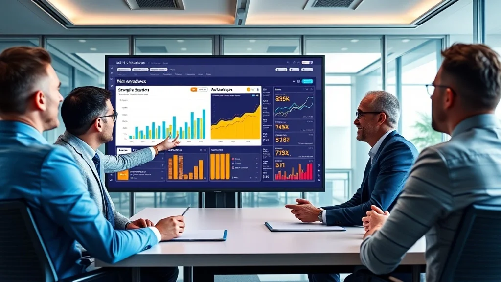 Consulente aziendale che presenta analisi rischi al cliente