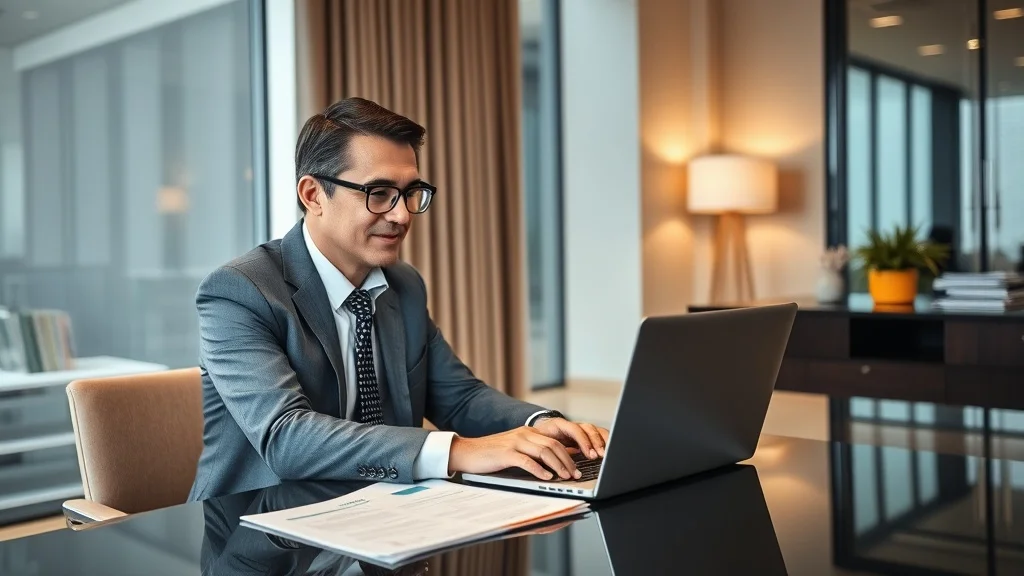 Consulente aziendale al lavoro