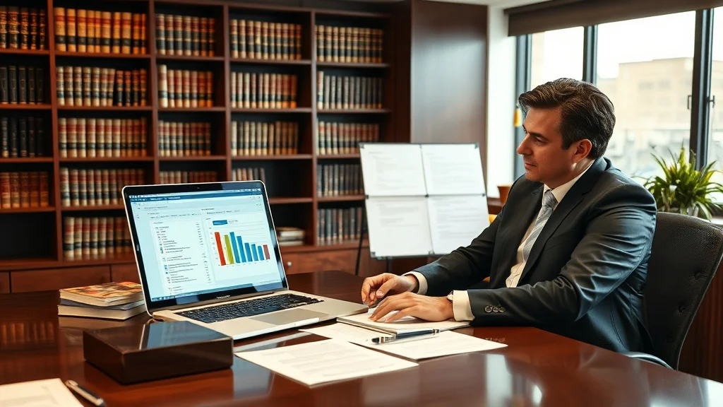 Ufficio legale che gestisce rischi giuridici aziendali